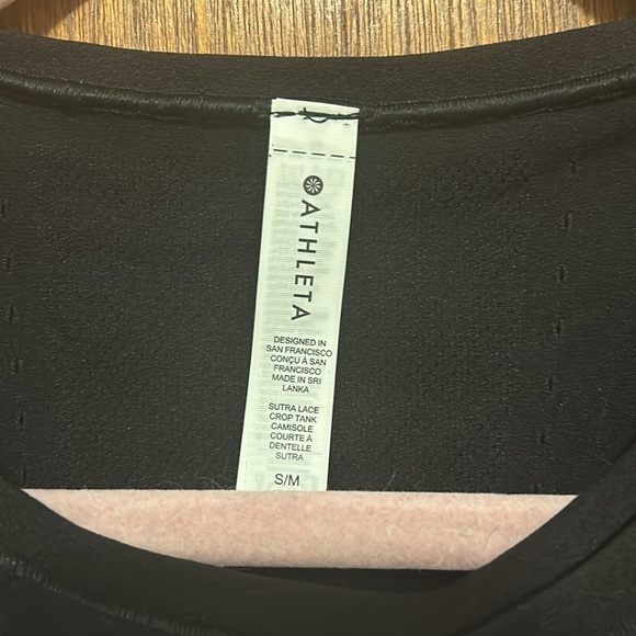 NWT Athleta Sutra Lace Crop Tank - Picture 5 of 9